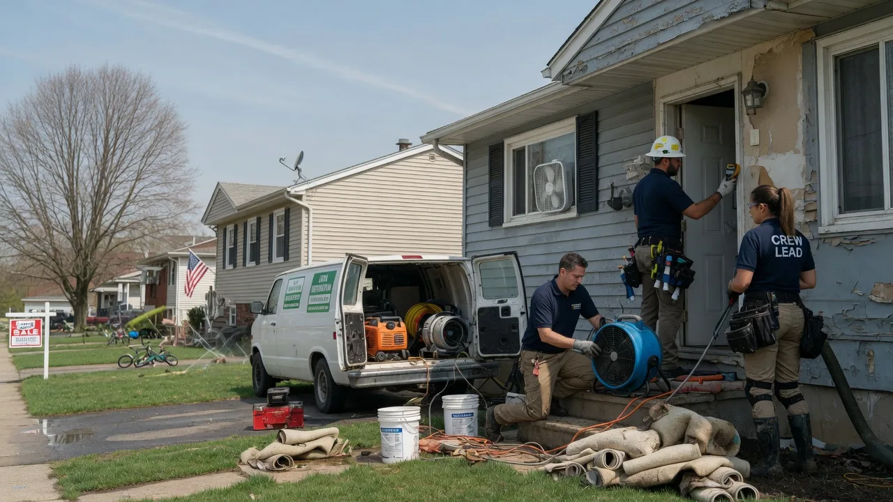 Flood Cleanup in Stevensville, PA near me